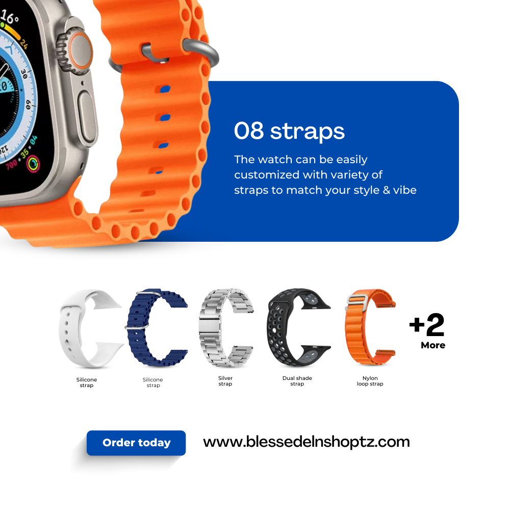 i730 ultra 3 max smartwatch with 8 straps i tanzania