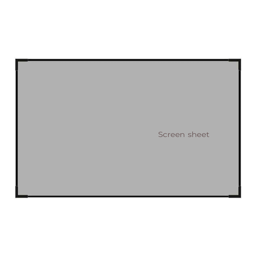 Projector screen sheet